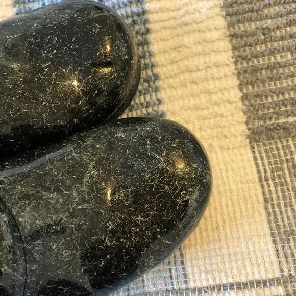 Dansko Womens Splatter Paint Shoes Sz 8 Black Comfy Work Teacher Comfy Casual - Picture 5 of 11